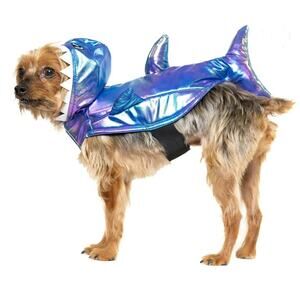 New Vibrant Life Halloween Dog Costume - Metallic Shark - Size Large Fast Ship